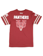 Load image into Gallery viewer, WOMEN'S VIRGINIA UNION FOOTBALL JERSEY TEE

