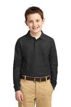 Cargar imagen en el visor de la galería, Port Authority ®  Youth Long Sleeve Silk Touch™ Polo.  Y500LS
