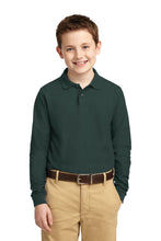 Cargar imagen en el visor de la galería, Port Authority ®  Youth Long Sleeve Silk Touch™ Polo.  Y500LS
