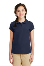 Cargar imagen en el visor de la galería, Port Authority ®  Girls Silk Touch ™  Peter Pan Collar Polo. YG503
