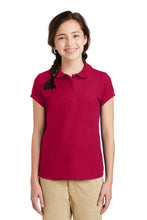 Cargar imagen en el visor de la galería, Port Authority ®  Girls Silk Touch ™  Peter Pan Collar Polo. YG503
