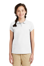 Cargar imagen en el visor de la galería, Port Authority ®  Girls Silk Touch ™  Peter Pan Collar Polo. YG503
