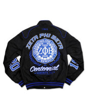 Load image into Gallery viewer, ZETA PHI BETA CENTENNIAL RACING JACKET

