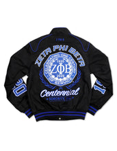 Load image into Gallery viewer, ZETA PHI BETA CENTENNIAL RACING JACKET
