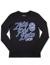 Load image into Gallery viewer, ZPB LONG SLEEVE TEE_BLACK
