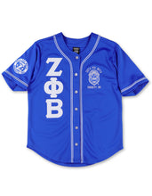 Load image into Gallery viewer, ZETA PHI BETA BASEBALL JERSEY_ROYAL BLUE
