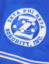 Load image into Gallery viewer, ZETA PHI BETA BASEBALL JERSEY_ROYAL BLUE

