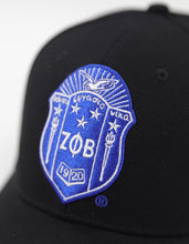 Load image into Gallery viewer, ZETA PHI BETA CREST BALL CAP_BLACK
