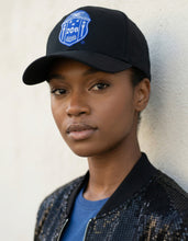 Load image into Gallery viewer, ZETA PHI BETA CREST BALL CAP_BLACK
