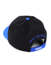 Load image into Gallery viewer, ZETA PHI BETA LETTER BALL CAP_BLACK
