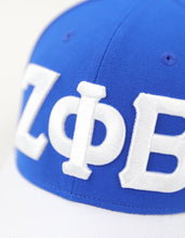 Load image into Gallery viewer, ZETA PHI BETA LETTER BALL CAP_ROYAL BLUE
