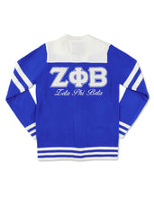 Load image into Gallery viewer, ZETA PHI BETA WOOL SWEATER CARDIGAN

