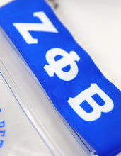 Load image into Gallery viewer, ZETA PHI BETA CLEAR CROSS BAG
