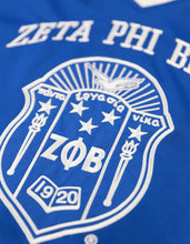 Load image into Gallery viewer, ZETA PHI BETA FOOTBALL JERSEY_ROYAL BLUE
