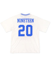 Load image into Gallery viewer, Zeta Phi Beta OVERSIZED CHENILLE FOOTBALL JERSEY TEE_IVORY

