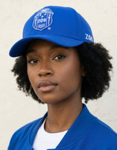 Load image into Gallery viewer, ZETA PHI BETA CREST BALL CAP_ROYAL BLUE

