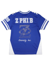 Load image into Gallery viewer, ZETA PHI BETA FOOTBALL JERSEY
