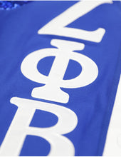 Load image into Gallery viewer, Zeta Phi Beta SEQUIN CARDIGAN_ROYAL BLUE

