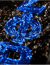 Cargar imagen en el visor de la galería, Zeta Phi Beta SEQUIN JACKET_BLACK
