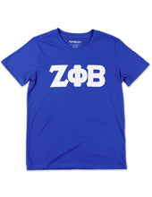 Cargar imagen en el visor de la galería, Zeta Phi Beta GLITTER DRY FIT TEE_ROYAL BLUE
