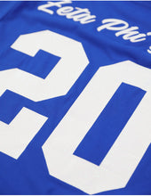 Cargar imagen en el visor de la galería, Zeta Phi Beta GLITTER DRY FIT TEE_ROYAL BLUE
