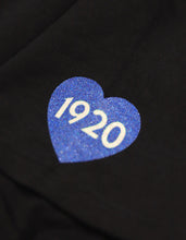 Load image into Gallery viewer, ZETA PHI BETA V-NECK TEE_BLACK
