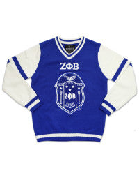 ZETA PHI BETA V-NECK SWEATER