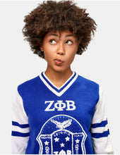 Load image into Gallery viewer, ZETA PHI BETA V-NECK SWEATER

