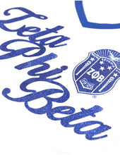 Cargar imagen en el visor de la galería, ZETA PHI BETA V-NECK TEE_WHITE
