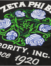 Load image into Gallery viewer, ZETA PHI BETA WINDBREAKER JACKET_BLACK
