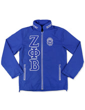 Cargar imagen en el visor de la galería, ZETA PHI BETA WINDBREAKER JACKET_BLUE
