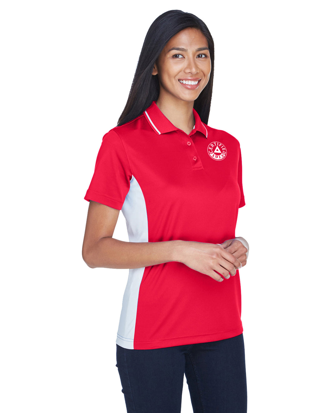 Delta SIgma Theta Ladies Certified CrownLux Performance® Ladies Plaited Polo 8406