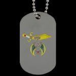 Load image into Gallery viewer, Shriner Silver Double-Sided Dogtag W/Chain
