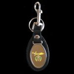 Shriner Leather Fob Key Chain