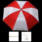 Shriner 30″ Wind Resistant Auto Open Umbrella