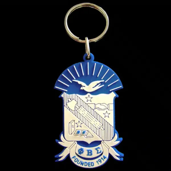 PBS Pvc Crest Key Chain