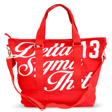 Load image into Gallery viewer, Delta Sigma Theta Sorority Canvas Bag
