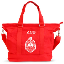 Load image into Gallery viewer, Delta Sigma Theta Sorority Canvas Bag
