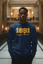 Load image into Gallery viewer, North Carolina A&amp;T 1891 Aggie Pride Embroidered Sweatshirt Navy
