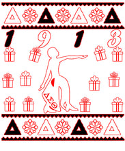 Load image into Gallery viewer, Delta Sigma Theta Sorority, Inc Christmas Ugly Sweater
