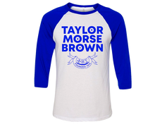 Load image into Gallery viewer, Phi Beta Sigma Founders Day Baseball Tee Design
