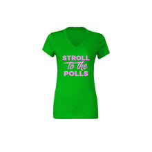 Load image into Gallery viewer, Sorority Stroll To The Polls Vote T-Shirt
