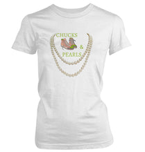 Load image into Gallery viewer, AKA Chucks &amp; Pearls T-Shirts
