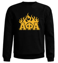 Load image into Gallery viewer, Alpha Phi Alpha Blaze Sweatshirt
