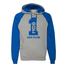 Load image into Gallery viewer, Phi Beta Sigma Royal/Grey Nu-blend Line Hoodie
