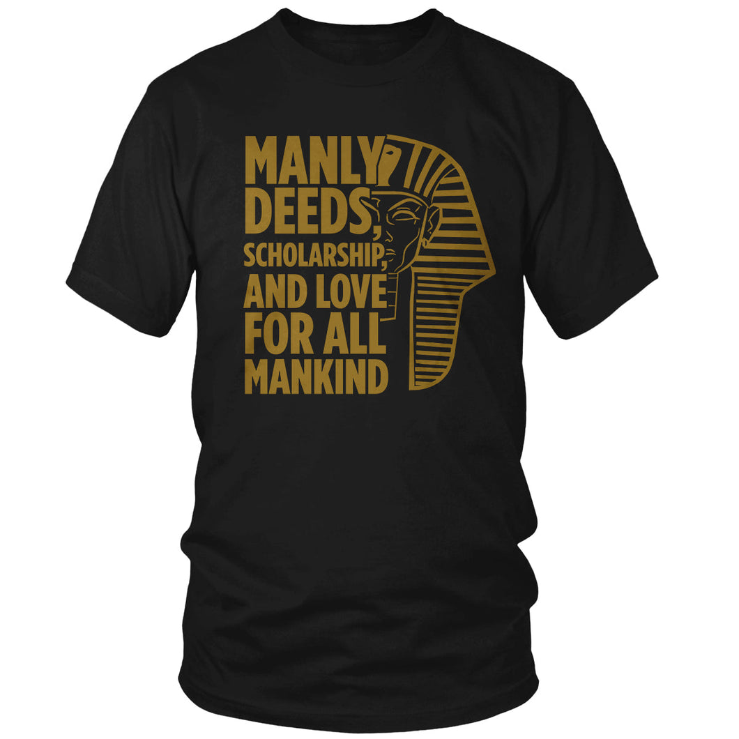 Alpha Phi Alpha MANLY DEEDS T-Shirts