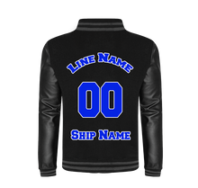 Cargar imagen en el visor de la galería, Zeta Phi Beta Urban Leather Sleeve Customizable Jacket
