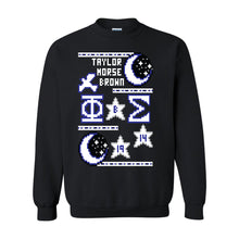 Load image into Gallery viewer, Phi Beta Sigma Ugly Sweater Sweatshirt
