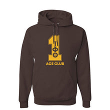 Cargar imagen en el visor de la galería, Iota Phi Theta Brown Line Number Hoodies
