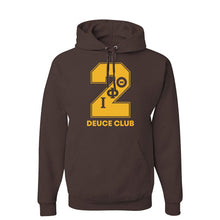 Load image into Gallery viewer, Iota Phi Theta Brown Line Number Hoodies
